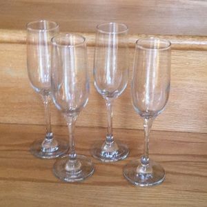 Flute glasses